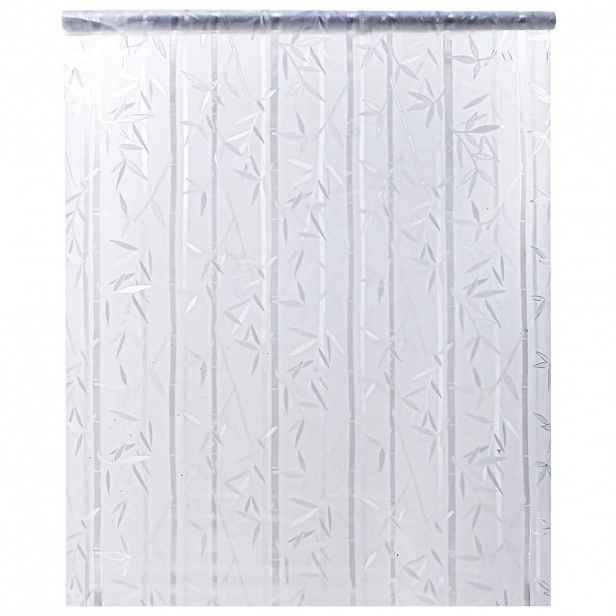 vidaXL Okenní fólie matná bambusový vzor 60 x 500 cm PVC