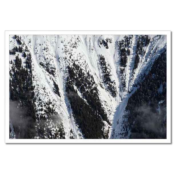 Plakáty v rámu 60x40 Kanadské svahy hor