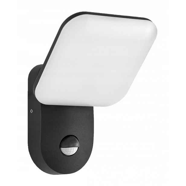 Nástěnné svítidlo, venkovní fasádní lampa, černá, senzor pohybu, senzor Nammi XX