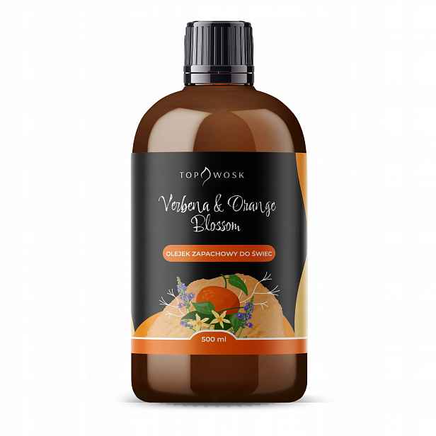 Vonný olej do svíček Verbena & Orange Blossom 500 ml vůně do vosku