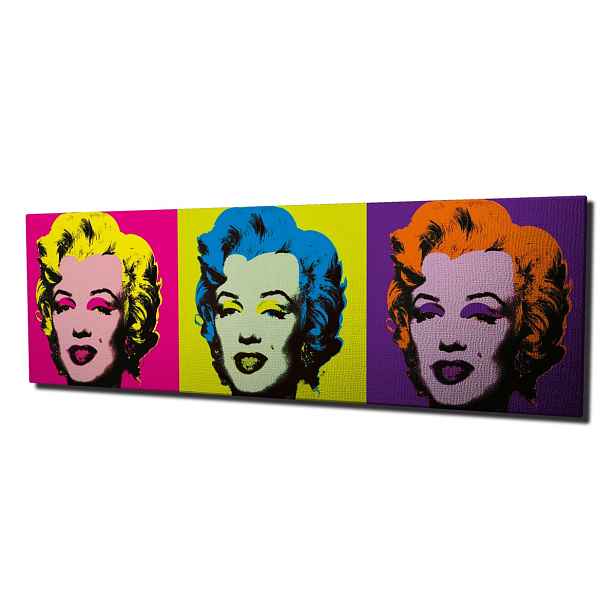 Wallity Reprodukce obrazu Andyho Warhola Marilyn Monroe PC059 30x80 cm