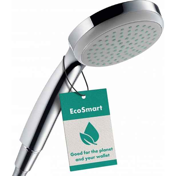 Sprchová Hlavice 1 Proud Šetřící Vodu Chromovaná 100 MM Eco