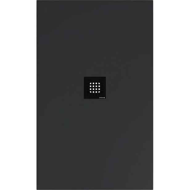 Sprchová vanička obdélníková Polysan Flexia 130x80 cm litý mramor antracit 72899.51