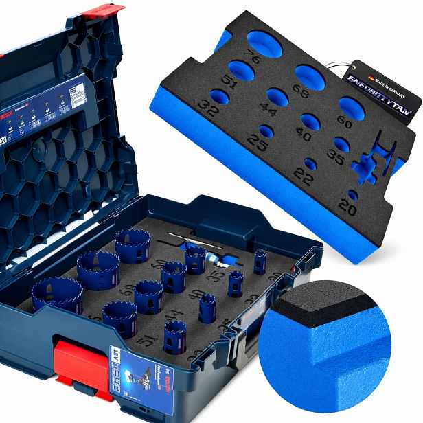 Vložka na Bosch Sada 11 děrovaček Expert Tough Material 20-76 mm L-boxx