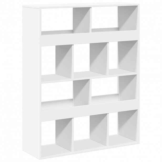 vidaXL Knihovna bílá 100 x 33 x 125,5 cm kompozitní dřevo