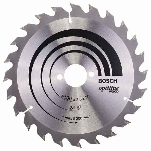 Bosch Pilový Kotouč Optiline Wood 190x30 Z24