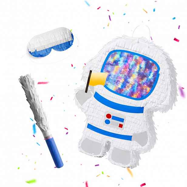 Relaxdays PIÑATA Barevná 3-dílná-sada Astronaut