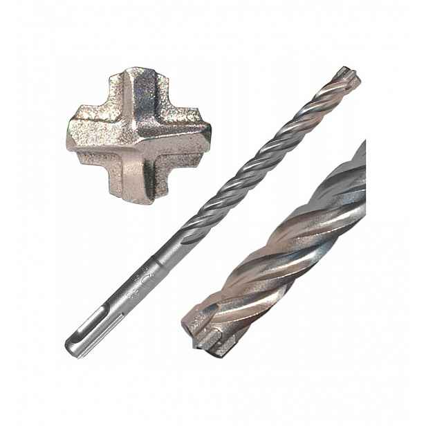 Vrták Hikoki 783269 4-spirálový, 4-břitý, Sds+ 16x315x250 mm