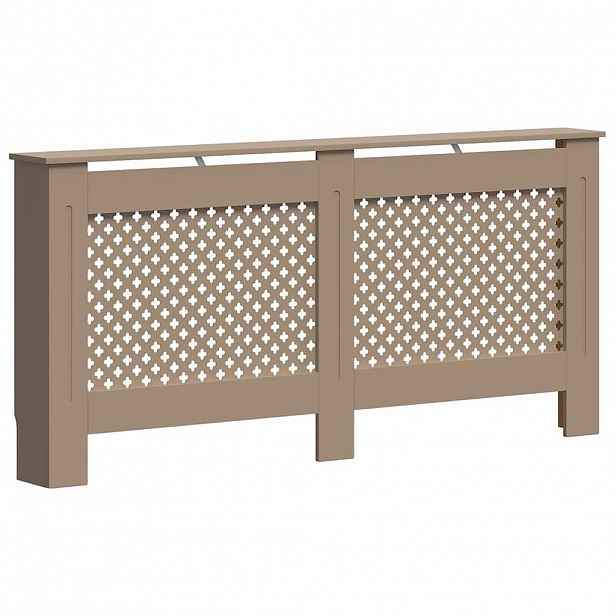 vidaXL Kryt na radiátor 172 x 19 x 81,5 cm MDF
