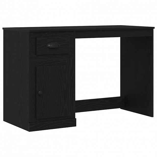 vidaXL Stůl Černý dub 50 x 115 x 75 cm Kompozitní dřevo
