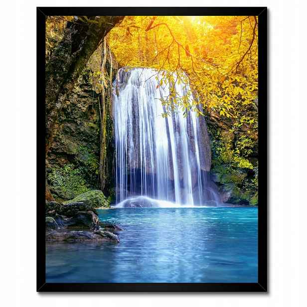 Plakáty v rámu 40x50 Krásný vodopád Kaskáda