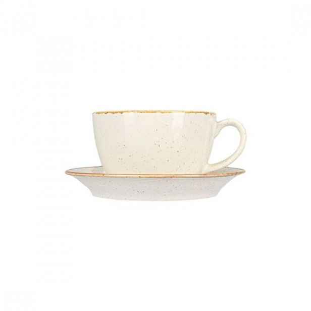 Sada šálků a podšálků, porcelán, 370 ml, Seasons, Béžová - Porland
