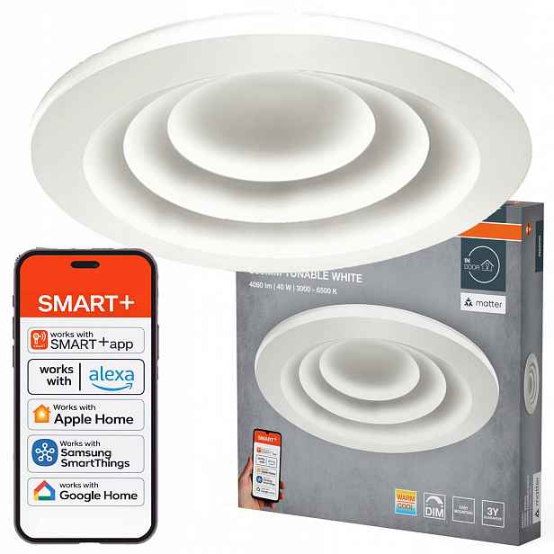 Stropní Svítidlo Led svítidlo 40W 1900lm Cct Bílý Smart WiFi Matter Spiral Osram