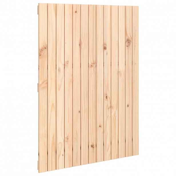 vidaXL Nástěnné čelo postele 82,5 x 3 x 110 cm masivní borové dřevo