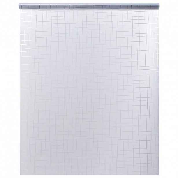 vidaXL Okenní fólie matná hvězdicový vzor 90 x 500 cm PVC