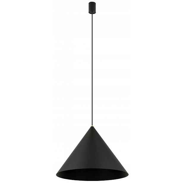 Závěsná lampa Zenith L Černá 1xGU10 ES111 50 cm Stropní Svítidlo Pokoj Dům