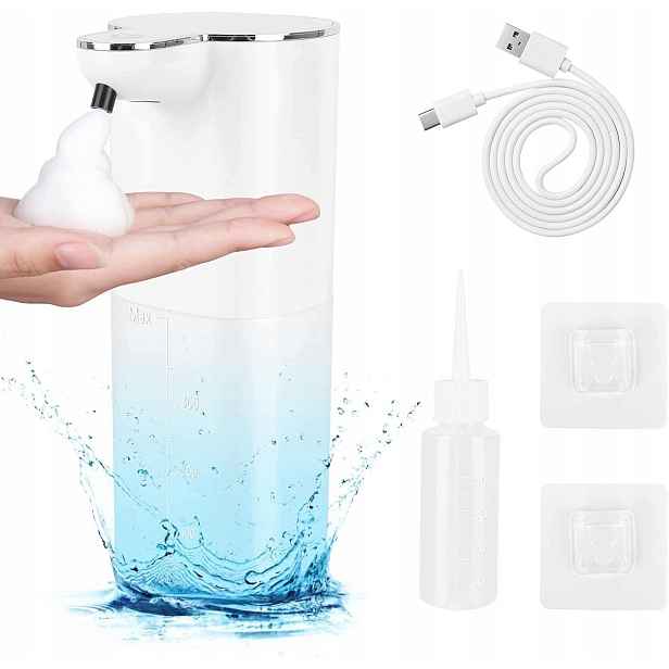 Automatický Dávkovač Pěnového Mýdla Bezdotykový Napěňovač Mýdla 400 ML