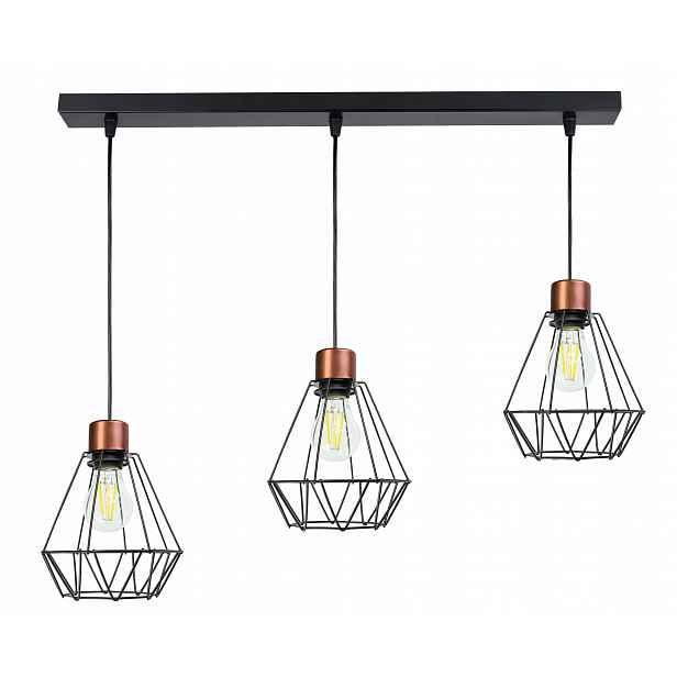 Závěsná Stropní Lampa Lustr Převislý Briliantový Drát