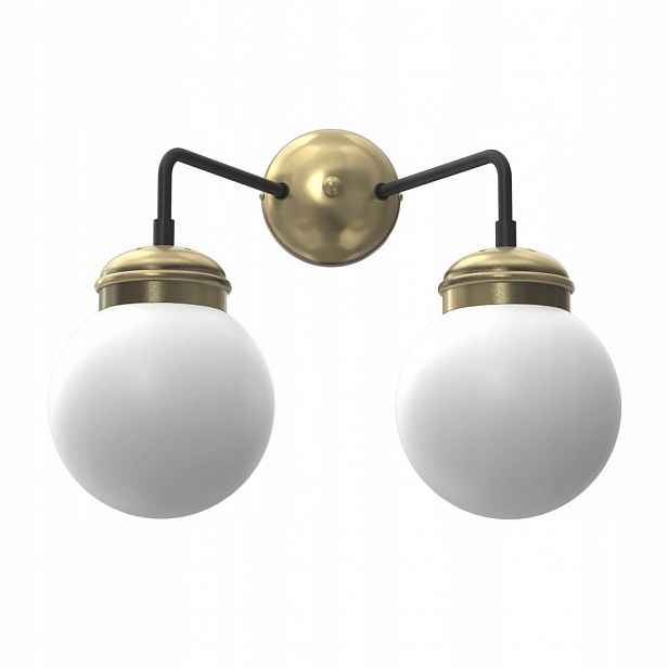 Dvojité nástěnné skleněné koule na výložníku Hydro 7034 Luminex