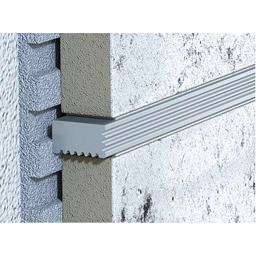 Lišta dekorační hliník kartáčovaný elox stříbrná délka 100 cm, výška 5x9 mm, LVARIO59
