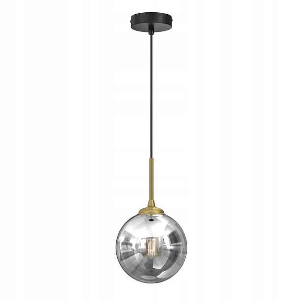 Milagro závěsná lustrová lampa Reflex MLP8413 černá 1xE14 40W Ø17 cm
