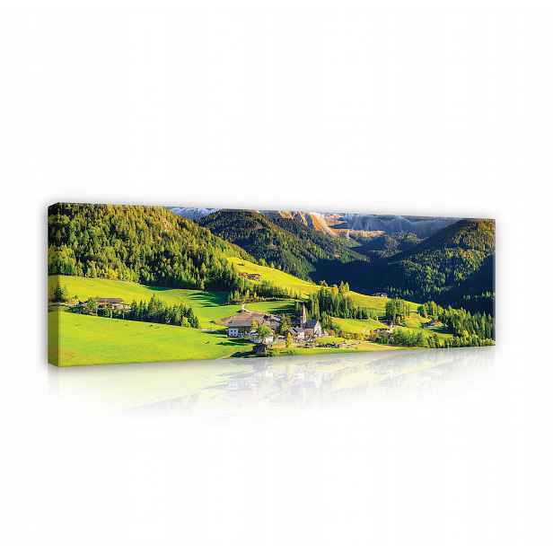 Obraz Hory Krajina Příroda Do Obývacího Pokoje Ložnice Na Zeď Plátno 145x45