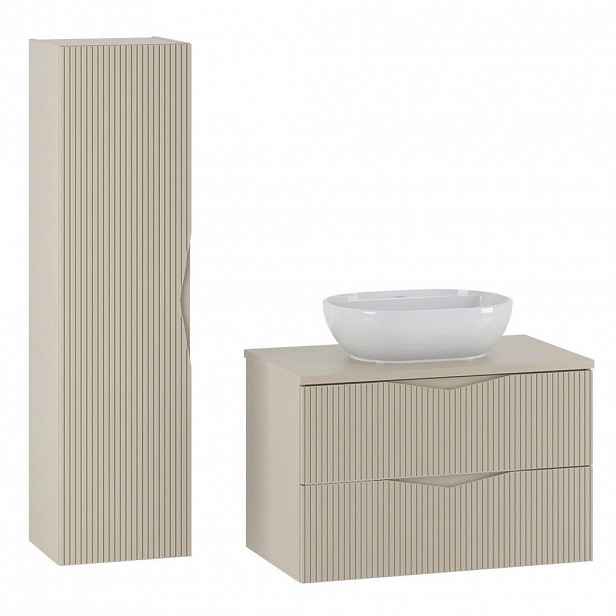 Petits-meubles KOUPELNOVÝ NÁBYTEK 80.6cm Tao 2er-Set Kašmír