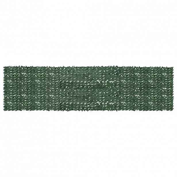 vidaXL Balkónová zástěna s tmavě zelenými listy 600 x 150 cm
