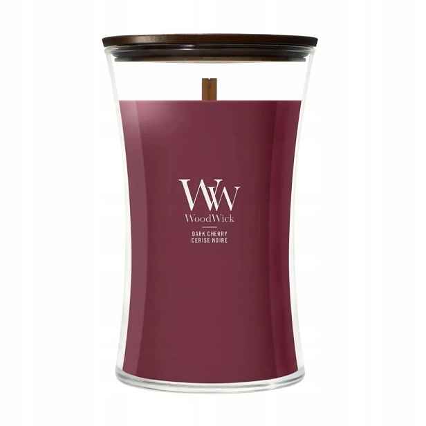 WoodWick Core velká svíčka Dark Cherry dřevěný knot