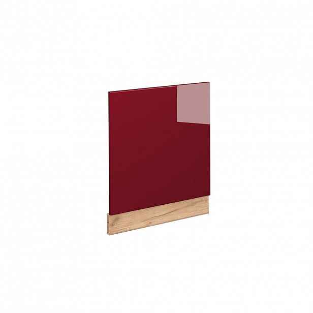 Vicco PŘEDNÍ PANEL Fame-Line Bordó červená vysoký lesk 60 cm bez pracovní desky