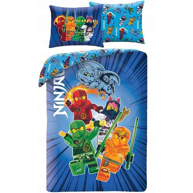 Ložní povlečení z mikrovlákna Lego Ninjago