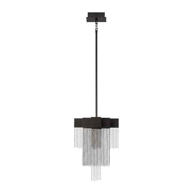 Matně černé ocelové LED stmívatelné závěsné svítidlo Revια – Nova Luce