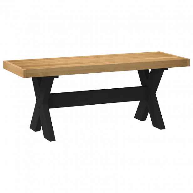 vidaXL Jídelní lavička NOAIN 120 x 41 x 45 cm Masivní borovice