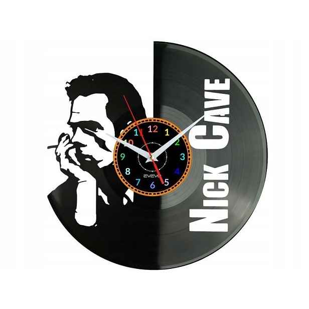 Nick Cave Dárek Originální dekorace do domu Hodiny z vinylové desky