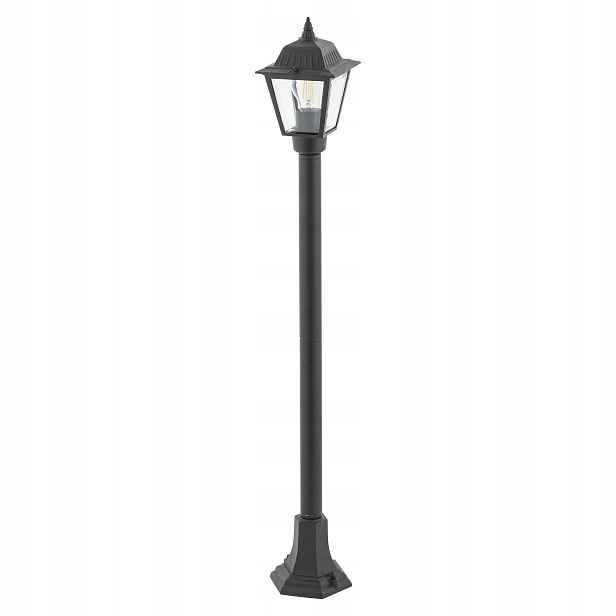 Stojací lampa sloupek klasický černý Nowodvorski