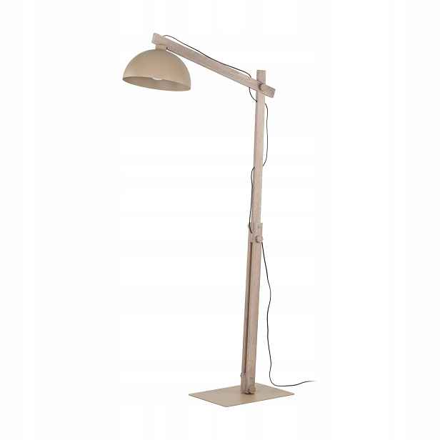 Stojací podlahová lampa Béžová E27 180 cm Kovová Oslo Tk Lighting