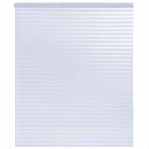 vidaXL Okenní fólie matná pruhovaný vzor 90 x 500 cm PVC