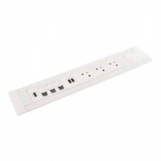 Zásuvka Multilink 3X2P+Z/USB/3RJ/HDMI Bílá Legrand