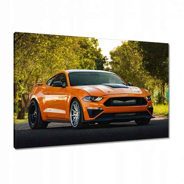 Obrazy 90x60 Oranžové auto