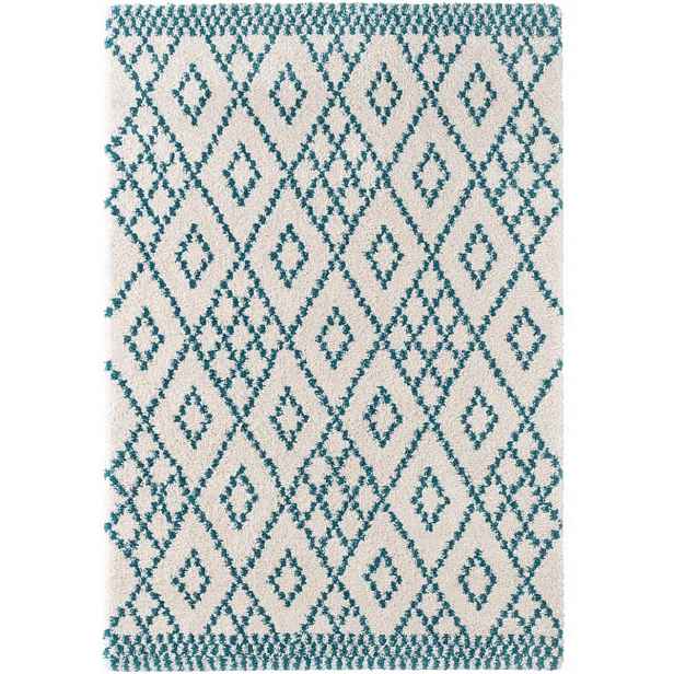 Modrý koberec Shaggy Mint Rugs 200 x 290 cm