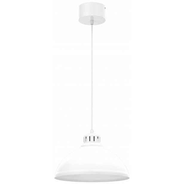 Závěsná lampa Sven Bílá Kovová Stínidlo akcent pro moderní interiéry