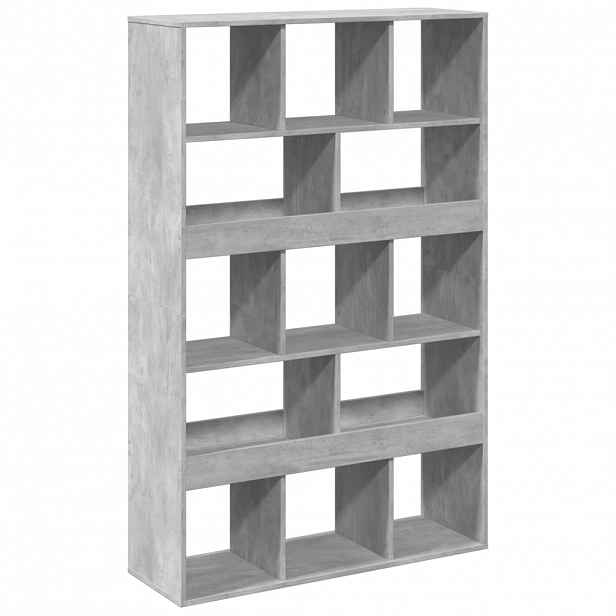 vidaXL Knihovna betonově šedá 100 x 33 x 156,5 cm kompozitní dřevo