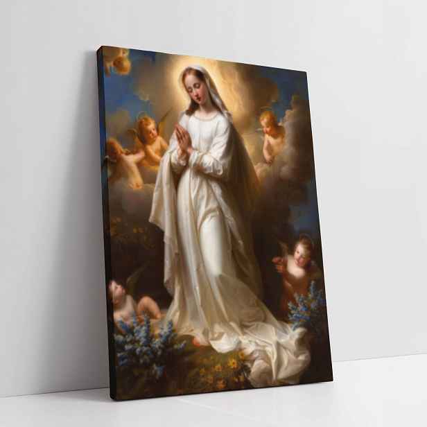 Obraz na plátně Neposkvrněná Matka Boží Maria do bytu, obývacího pokoje 60x80