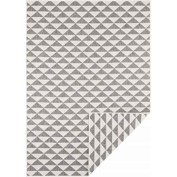 Koberec na terasu Tahiti šedo krémový 120 x 170 cm