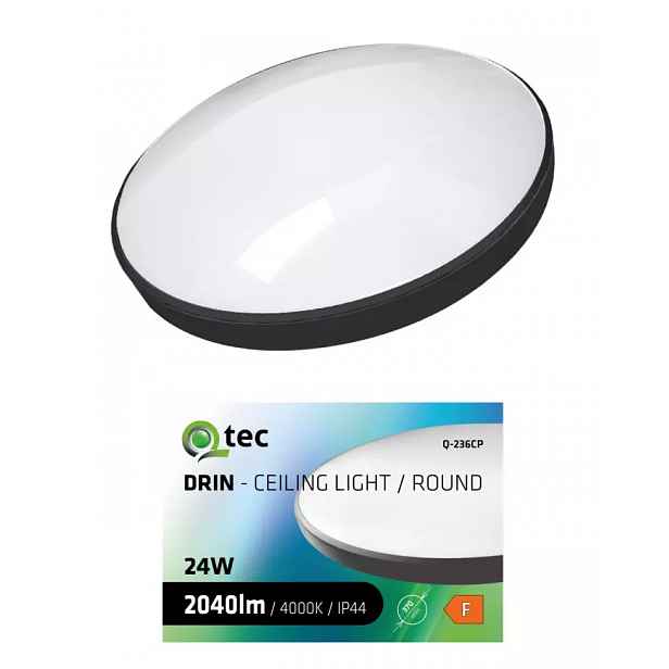 Svitidlo QTEC 24W 4000K Black