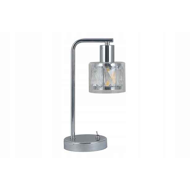 Glamour chromovaná stolní lampa Elmo 1xE14 40W Reality