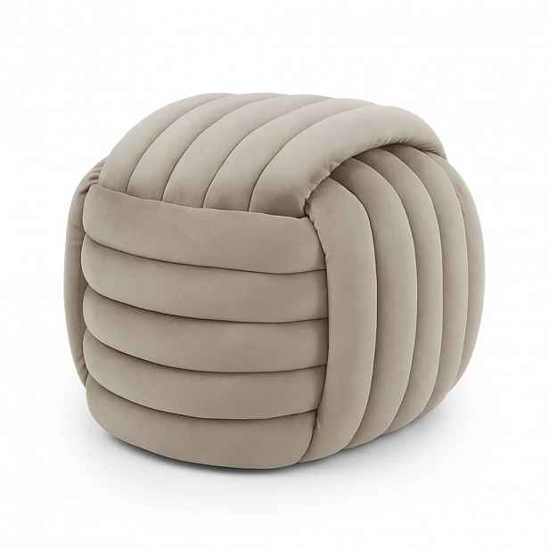 Designový taburet NUMA - béžový