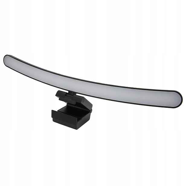 Led Lampa K Počítači Monitoru Na Monitor Klip Nastavitelná Noční Černá