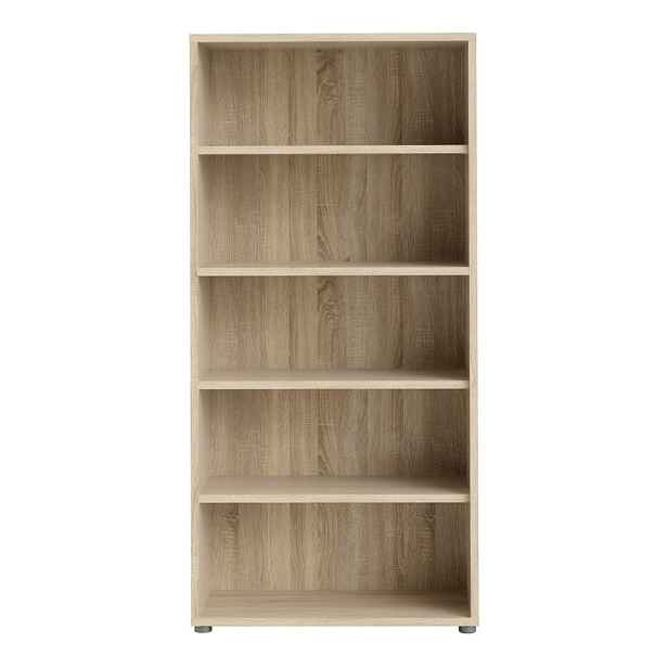 Modulární knihovna v dekoru dubu v přírodní barvě 89x189 cm Prima – Tvilum