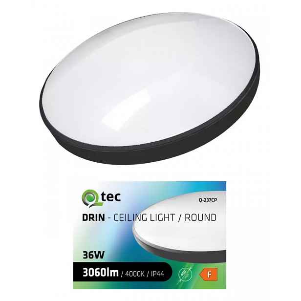 Svitidlo QTEC 36W 4000K Black